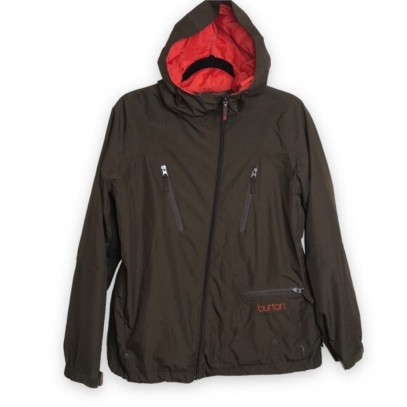 Burton Outlast Ski Snowboard Hike Outdoor Jacket Brown Orange Women Size Medium - Picture 1 of 16